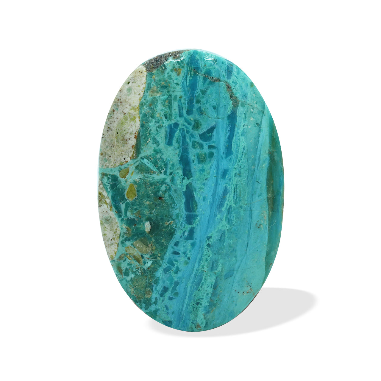 Starborn Natural Peruvian Blue Opal Oval Cabochon 30mm - 1 piece