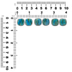 Starborn Peruvian Blue Opal Cushion-Cut Cufflink in Sterling Silver