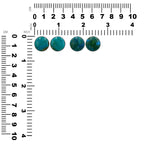Starborn Peruvian Blue Opal 15mm Post Style Earrings in Sterling SIlver
