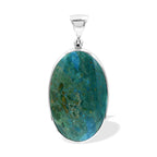 Starborn Peruvian Blue Opal Pendant in Sterling Silver
