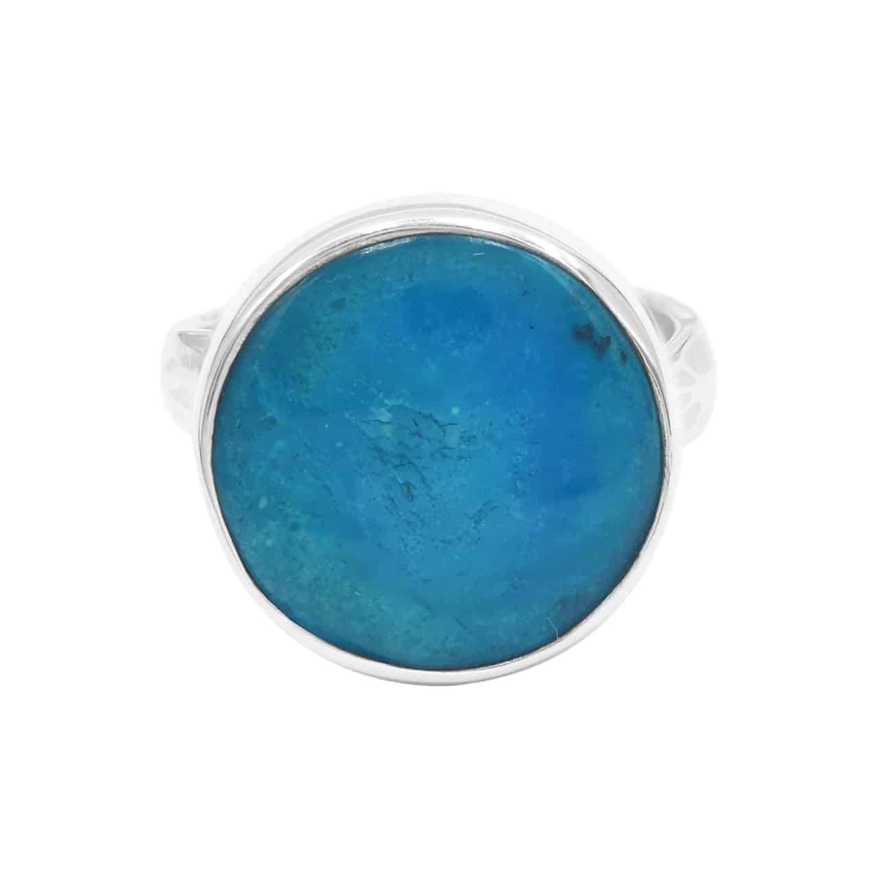 Starborn Peruvian Blue Opal Ring in Sterling Silver