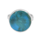 Starborn Peruvian Blue Opal Ring in Sterling Silver