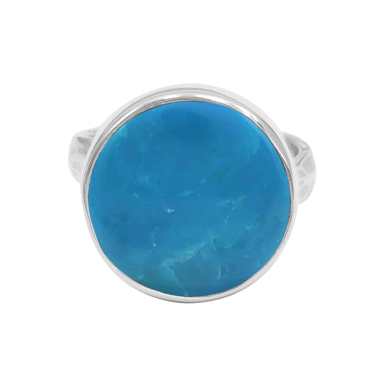 Starborn Peruvian Blue Opal Ring in Sterling Silver