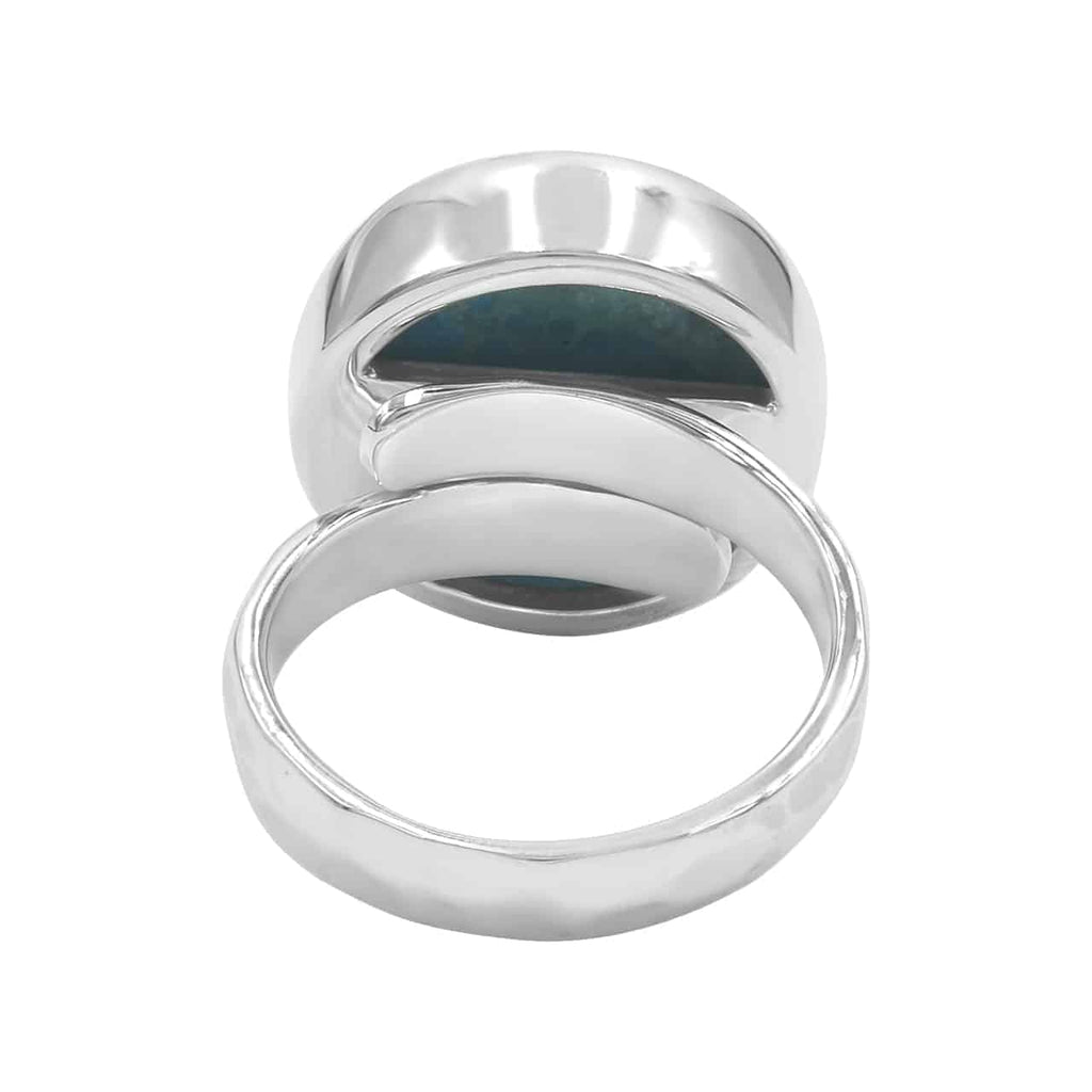 Starborn Peruvian Blue Opal Ring in Sterling Silver