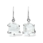 Starborn Petalite Rough Earrings in Sterling Silver