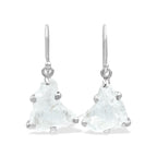 Starborn Petalite Rough Earrings in Sterling Silver