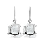 Starborn Petalite Rough Earrings in Sterling Silver