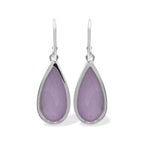 Starborn Phosphosiderite Pear-Shaped Earrings in Sterling Silver