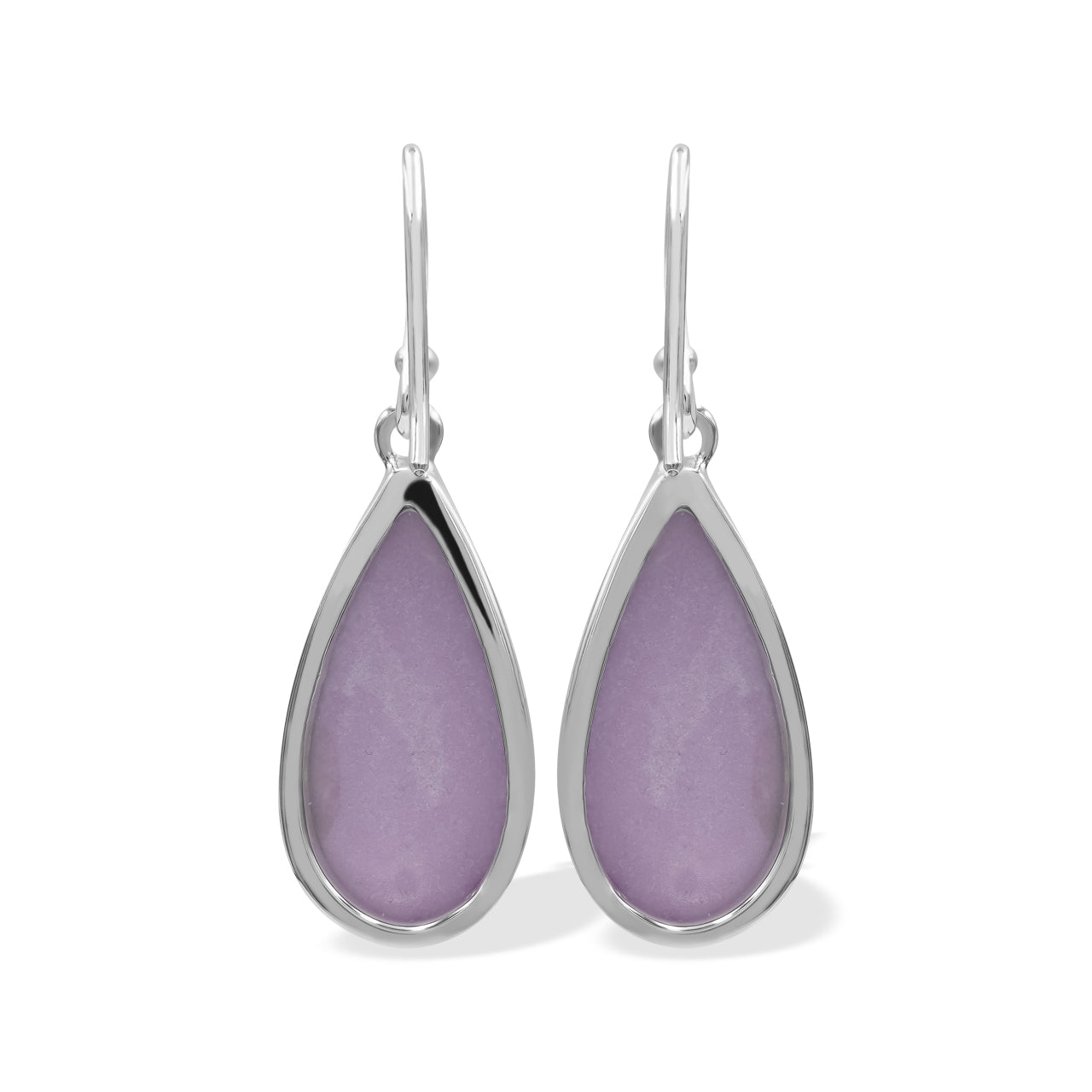 Starborn Phosphosiderite Pear-Shaped Earrings in Sterling Silver