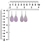 Starborn Phosphosiderite Pear-Shaped Earrings in Sterling Silver