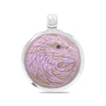 Starborn Gemstone Carved Eagle Head Medallion Style Pendant in Sterling Silver