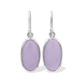 Starborn Phosphosiderite Oval-Shaped Earrings in Sterling Silver