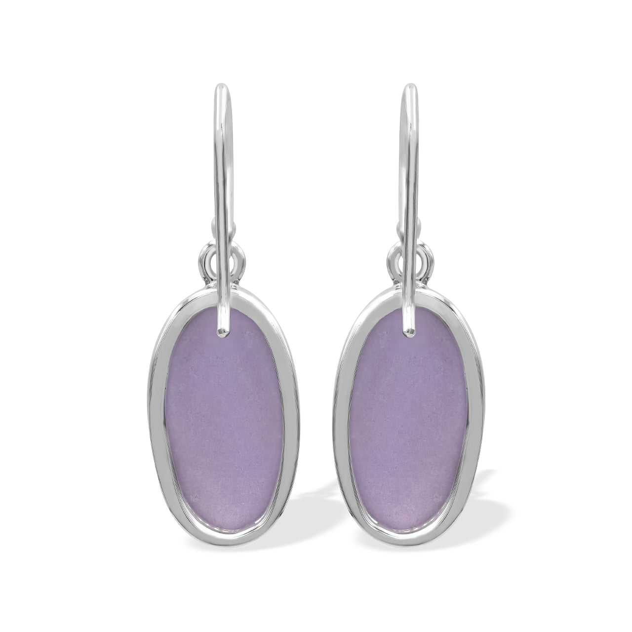 Starborn Phosphosiderite Oval-Shaped Earrings in Sterling Silver
