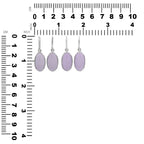 Starborn Phosphosiderite Oval-Shaped Earrings in Sterling Silver