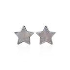 Starborn Gemstones Star Post Earrings in Sterling Silver
