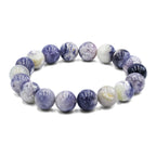 Starborn Purple Opal Beaded Elastic Bracelet