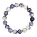 Starborn Purple Opal Beaded Elastic Bracelet