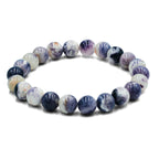 Starborn Purple Opal Beaded Elastic Bracelet