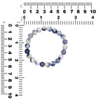 Starborn Purple Opal Beaded Elastic Bracelet