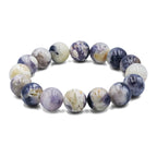 Starborn Purple Opal Beaded Elastic Bracelet