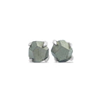 Starborn Pyrite Crystal Post Earrings in Sterling Silver