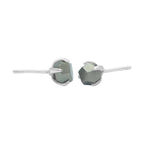Starborn Pyrite Crystal Post Earrings in Sterling Silver