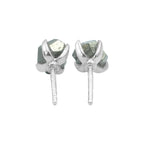 Starborn Pyrite Crystal Post Earrings in Sterling Silver