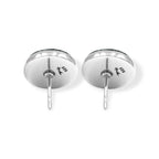 Starborn Pyrite Schist Round Post Earrings in Sterling Silver