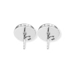 Starborn Pyrite Schist Round Post Earrings in Sterling Silver