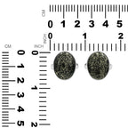 Starborn Pyrite Schist Oval Ring in Sterling Silver
