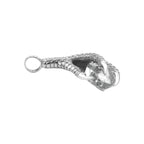 Starborn Gemstone Eagle Claw Pendant in Sterling Silver