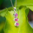 Starborn Ruby with Star Ruby Pendant in Fine Sterling Silver