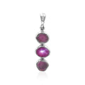 Starborn Ruby with Star Ruby Pendant in Fine Sterling Silver