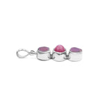 Starborn Ruby with Star Ruby Pendant in Fine Sterling Silver