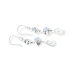Starborn Rainbow Moonstone Rough Drop Earring in Sterling Silver