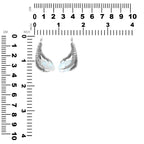 Starborn Gemstone Eagle Claw Pendant in Sterling Silver