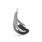Starborn Gemstone Eagle Claw Pendant in Sterling Silver