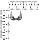 Starborn Gemstone Eagle Claw Pendant in Sterling Silver