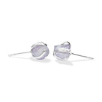 Starborn Purple Scapolite Post Earrings in Sterling Silver