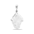 Starborn Rough Selenite Pendant in Sterling Silver