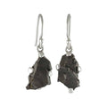 Starborn Rough Elite Shungite Drop Earrings in Sterling Silver