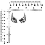 Starborn Gemstone Eagle Claw Pendant in Sterling Silver