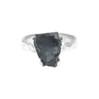 Starborn Elite Shungite Prong Set Ring in Sterling Silver