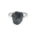 Starborn Elite Shungite Prong Set Ring in Sterling Silver