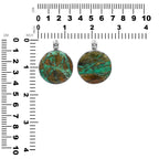 Starborn Smithsonite Medallion Style Pendant in Fine Sterling Silver