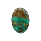 Starborn Smithsonite Oval Ring in Fine Sterling Silver