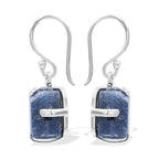 Starborn Sapphire Crystal Prong Set Earrings in Sterling Silver