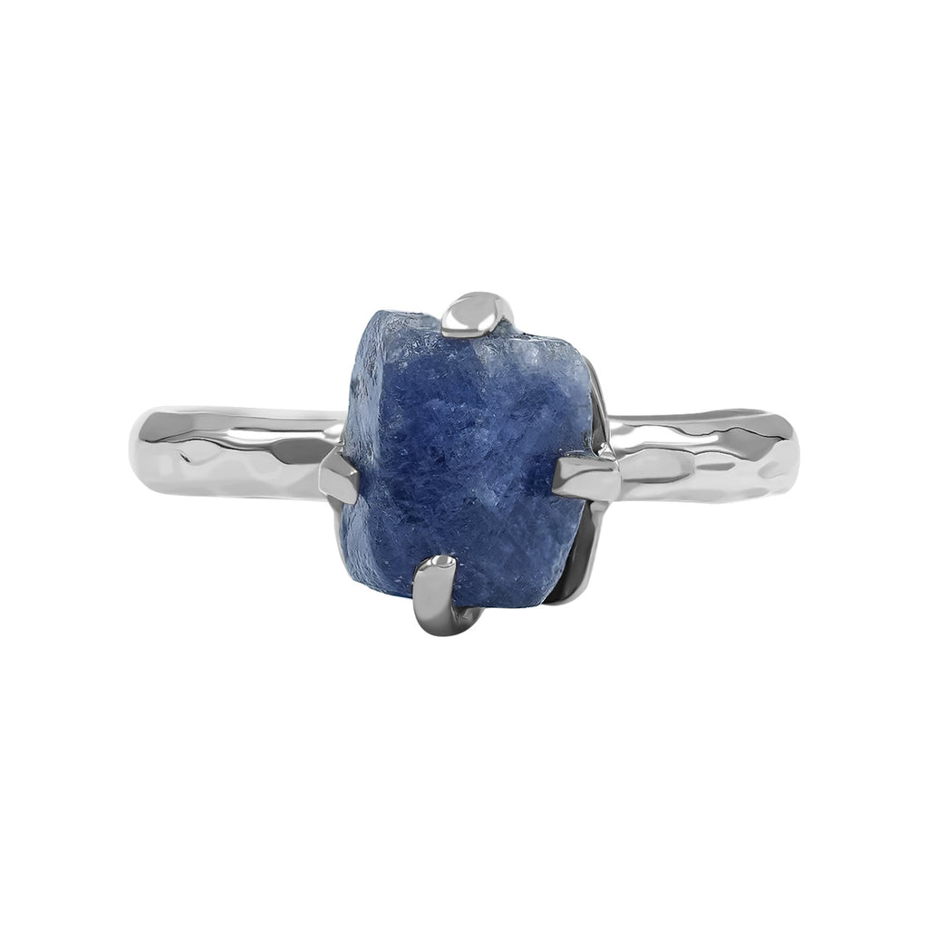 Starborn Sapphire Crystal Prong Set Ring in Sterling Silver