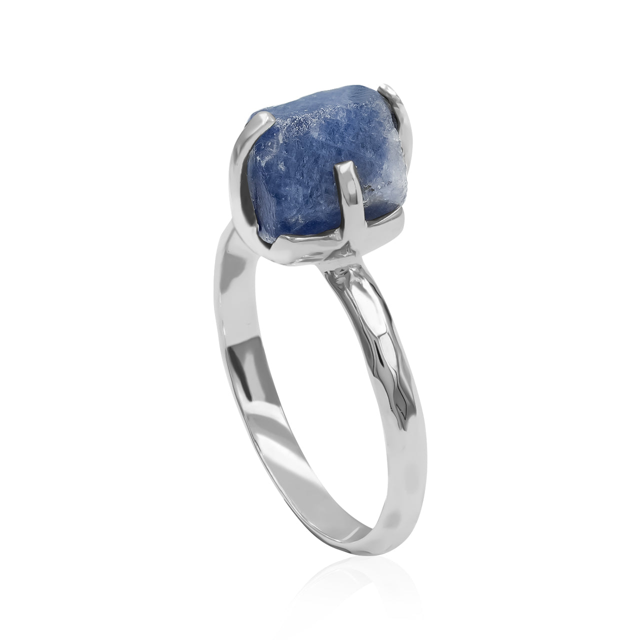 Starborn Sapphire Crystal Prong Set Ring in Sterling Silver