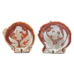 Starborn Hand Carved Spiney Oyster Shell Dragon - 1 Piece